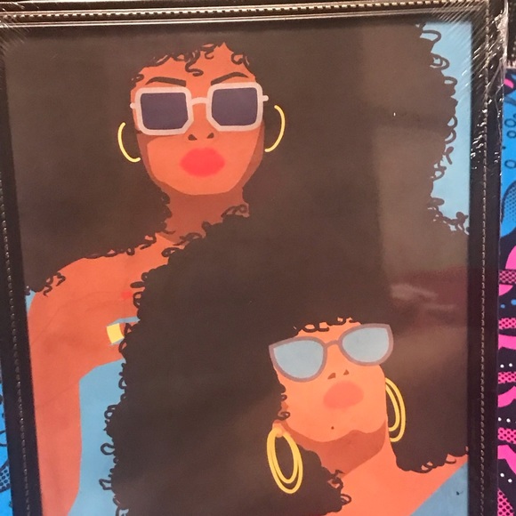 Beautiful Hair African American Women Framed Art - Picture 9 of 9